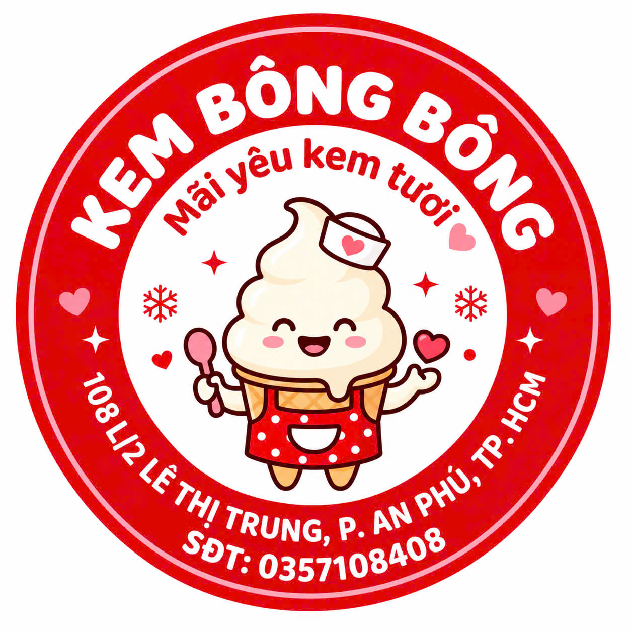  KEM TƯƠI BÔNG BÔNG